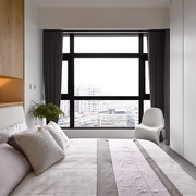 92平现代工业风住宅欣赏卧室