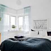 白色打造北欧专属住宅欣赏卧室