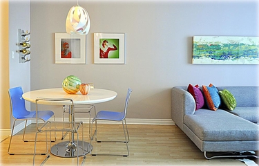 时尚现代一居室设计图片餐厅装饰画