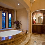 豪华美式别墅效果图浴室图片