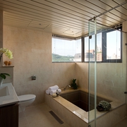 现代风住宅效果浴室