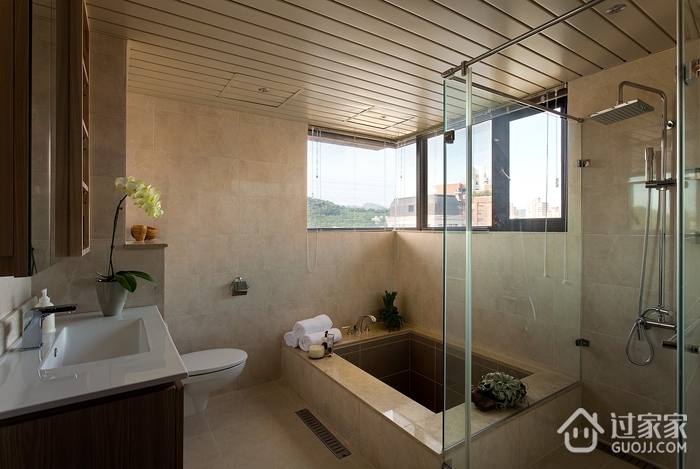 现代风住宅效果浴室
