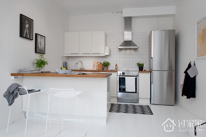 50平功能齐全北欧住宅欣赏厨房设计
