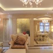 110平米欧式风格住宅欣赏客厅设计