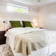 现代白色质感别墅欣赏卧室