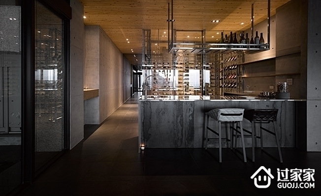 现代别墅空间效果图赏析厨房设计