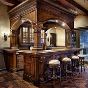 欧式风格装饰效果赏析厨房吧台设计