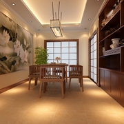 77平新中式住宅欣赏餐厅设计