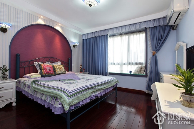 115平美式舒适住宅欣赏卧室设计