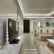 美式奢华空间效果图欣赏客厅客厅效果