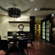 现代风格设计公寓餐桌