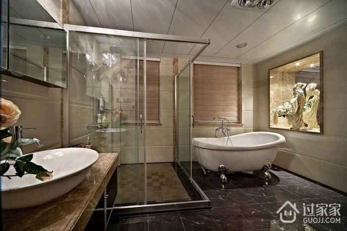 新古典风复式设计浴室
