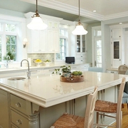 白色美式风四居室欣赏厨房设计