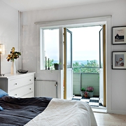 41平白色北欧住宅欣赏卧室效果