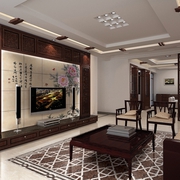 奢华中式复式楼欣赏客厅