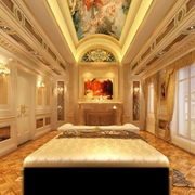 欧式古典别墅欣赏卧室效果