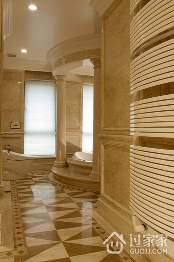 复式欧式风住宅设计浴缸设计