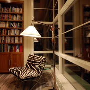 现代奢华住宅效果图书房沙发
