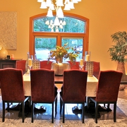 美式别墅装饰套图设计餐桌