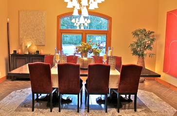 美式别墅装饰套图设计餐桌