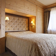 美式复古木质别墅欣赏卧室效果