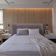 奢华新中式卧室床头设计