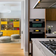 现代原木设计三居欣赏厨房