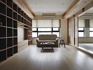 自然风雅日式住宅欣赏书房