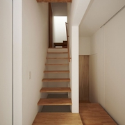 日式原装极简住宅欣赏楼梯间