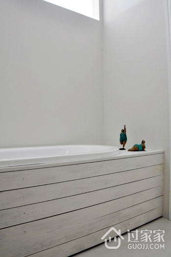 白色现代艺术公寓欣赏卫生间陈设