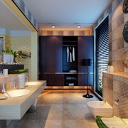 简约舒适三居室设计欣赏卫生间设计