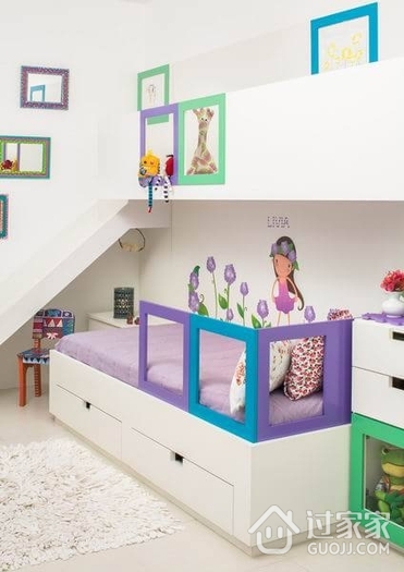 67平温馨简约住宅欣赏儿童房设计