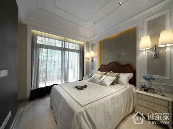 107平简欧风格住宅欣赏卧室设计