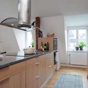 白色128平北欧住宅欣赏厨房