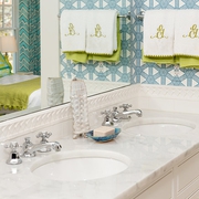 亮丽多彩北欧住宅欣赏洗手间设计图