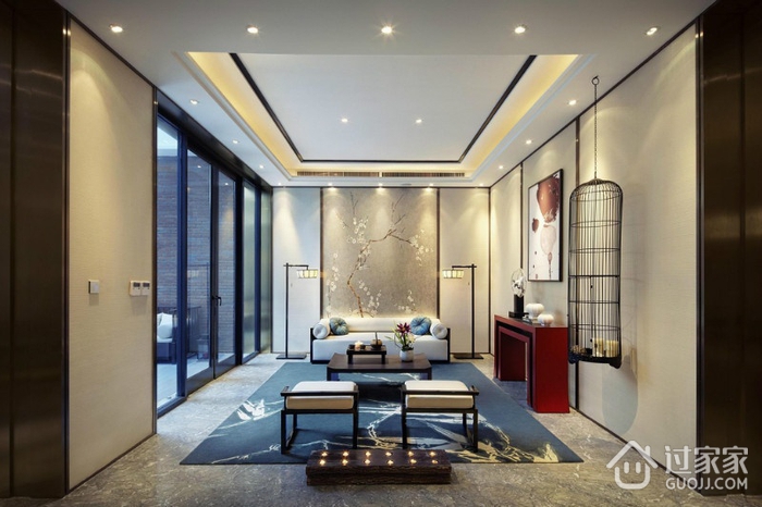 新中式样板房住宅欣赏客厅