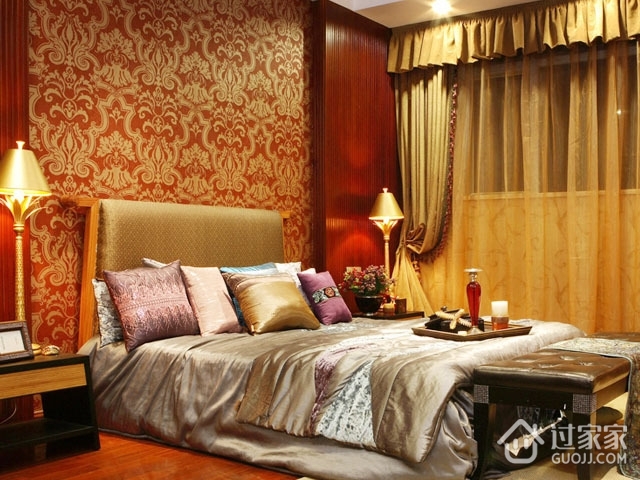 东南亚风格三居欣赏卧室