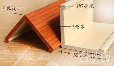 木塑护墙角的安装方法