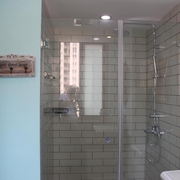 98平美式三居室欣赏卫生间窗户