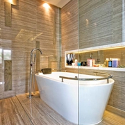 新古典风样板房设计浴缸