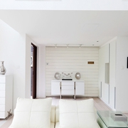白色简约优雅公寓欣赏客厅设计