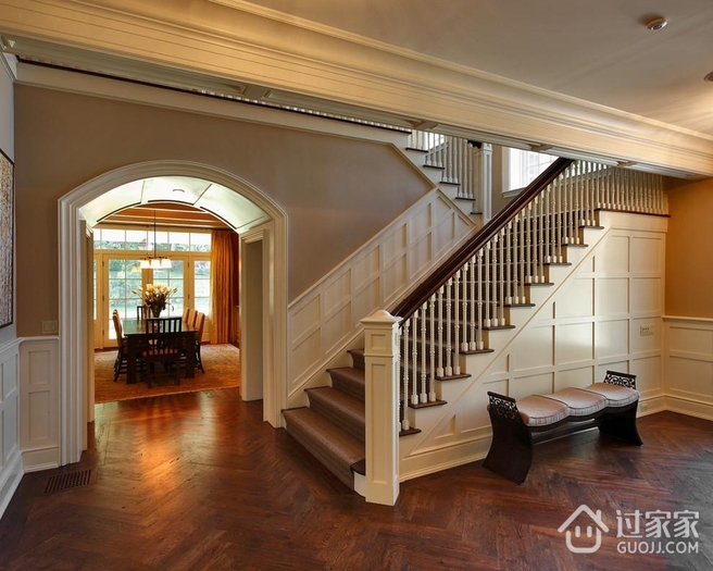 美式风格住宅效果赏析楼梯