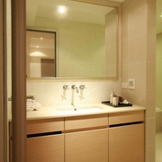 83平日式风格住宅欣赏洗手间