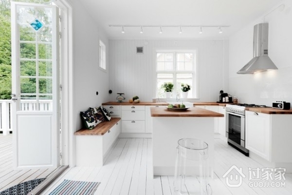 76平白色北欧住宅欣赏厨房