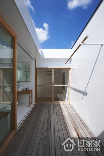 日式原装极简住宅欣赏阳台