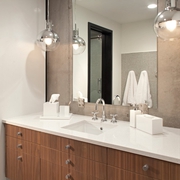 现代海景别墅效果图欣赏洗手间设计