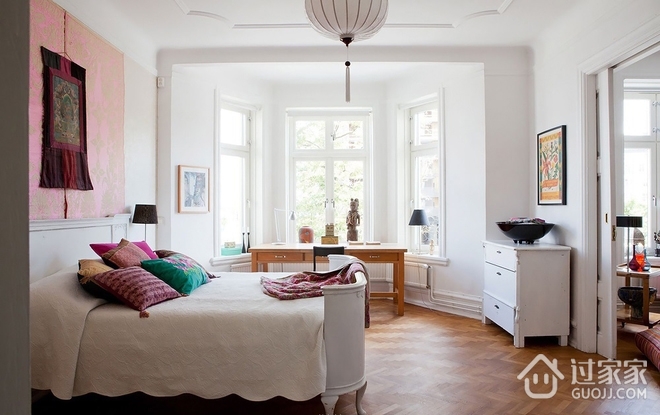 魅力彩色北欧住宅欣赏卧室设计