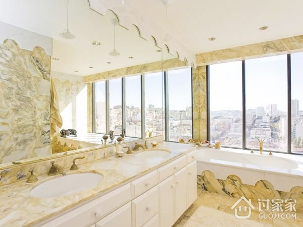 顶级奢华欧式上层建筑欣赏洗手间
