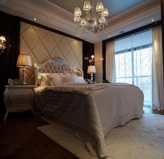 奢华欧式设计大平层欣赏卧室