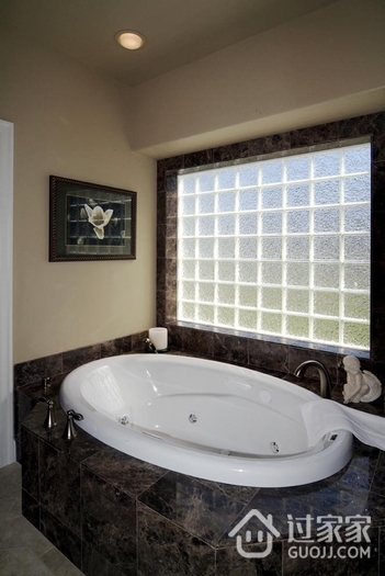 现代风格别墅住宅套图设计卫生间浴缸